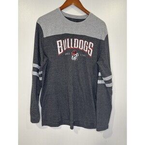 Georgia Bulldogs Womens Long Sleeve Shirt Gray XXL Athletic Cut‎ Y2K Streetwear